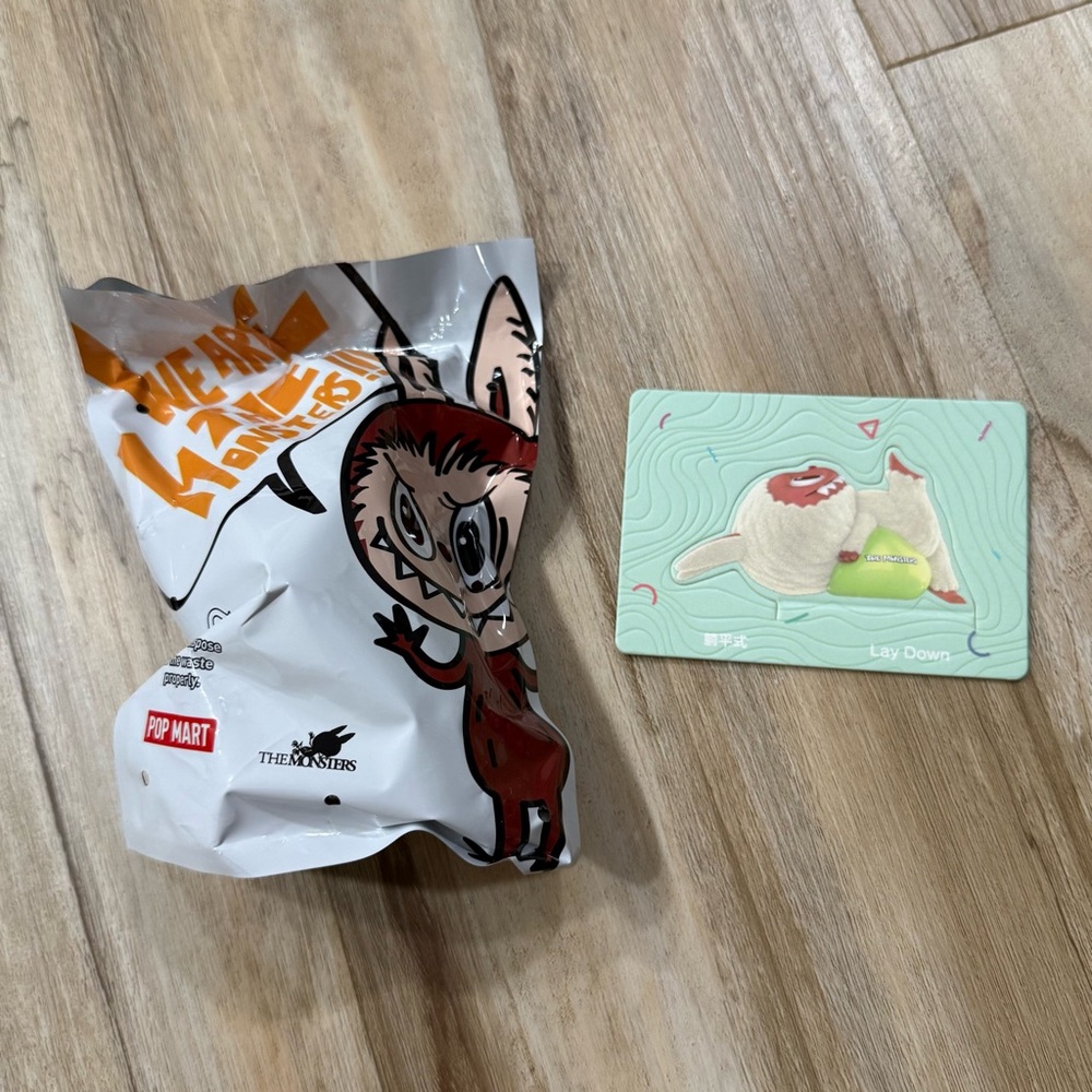 Lazy Yoga LAY DOWN - Pop Mart The Monsters 100% Authentic - Picture 4 of 11